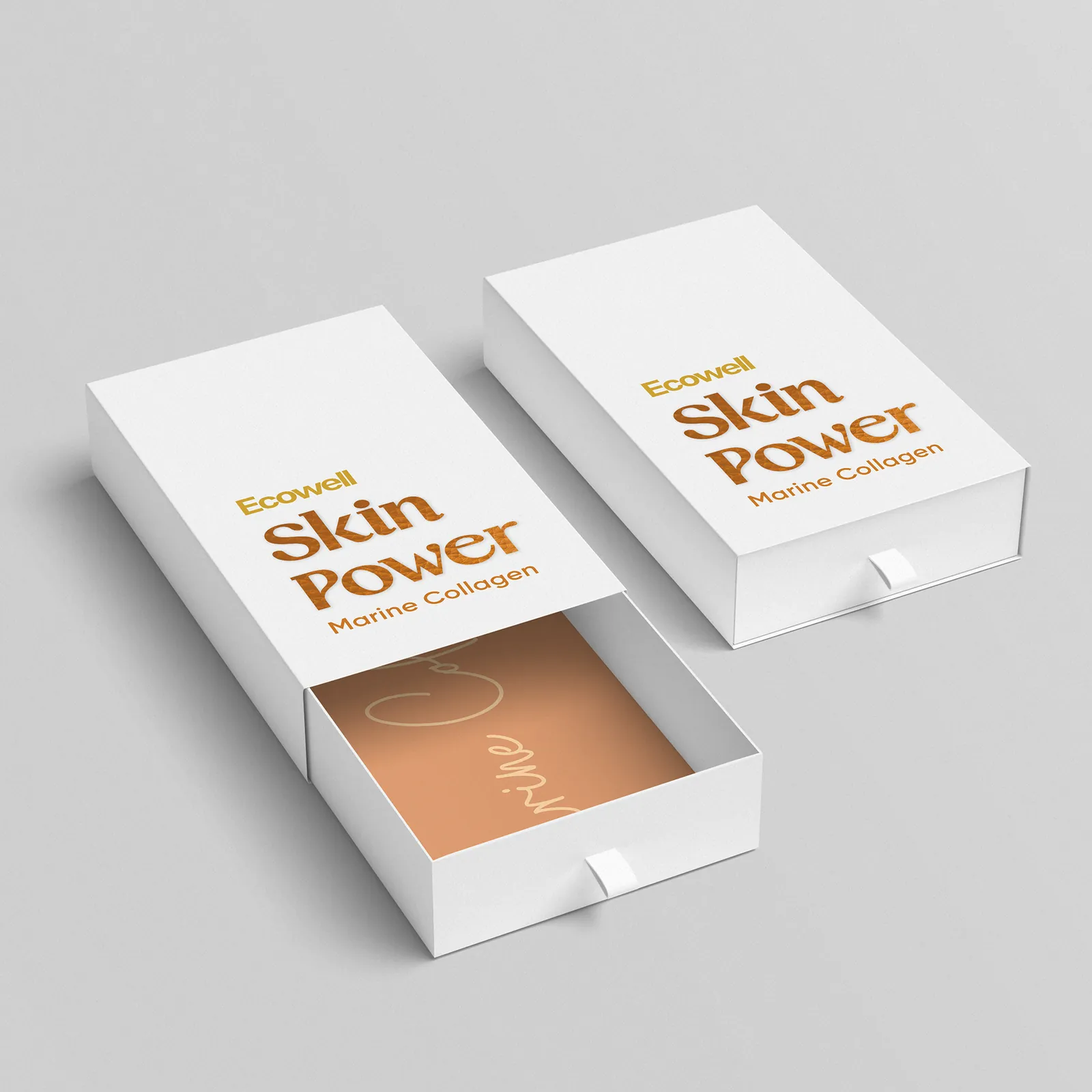 Skin Power Sliding Drawer Box Presentation